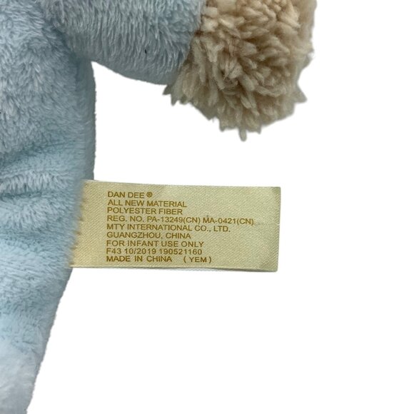 Dan Dee "My First Bunny" Stuffed Animal Plush Toy Infants 7” Rattle - Picture 4 of 6